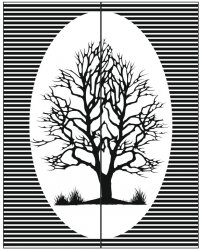 Пескоструйный рисунок Дерево 508